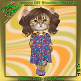 Peeps Dinkies Groovy Off Shoulder Dress Pattern 02
