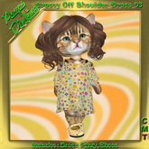 Peeps Dinkies Groovy Off Shoulder Dress Pattern 03
