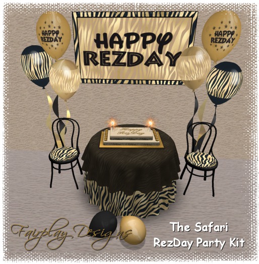 ~Safari RezDay Party Kit~