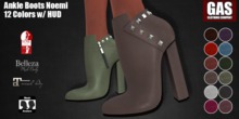 GAS [Ankle Boots Noemi - 12 Colors w/HUD FATPACK] Demo