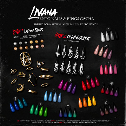 -SU!- Livana Bento Nails 02 (MAITREYA) COMMON