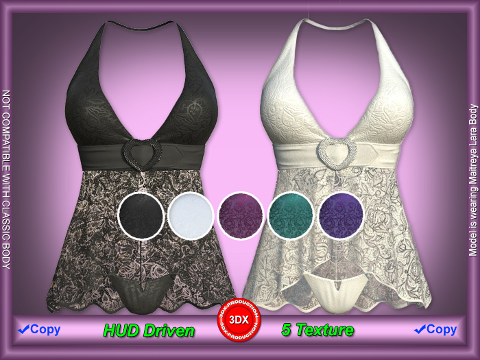 !!~3DX~!! Babydoll Lingerie (Mega Pack)