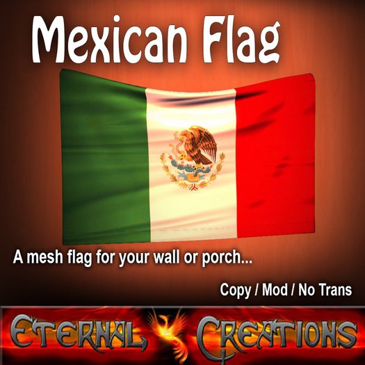 - E - C -  Mexican Flag - (BOXED