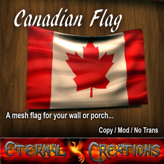 - E - C -  Canadian Flag - (BOXED