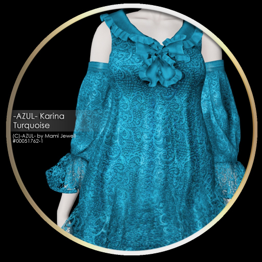 -AZUL- Karina /Turquoise