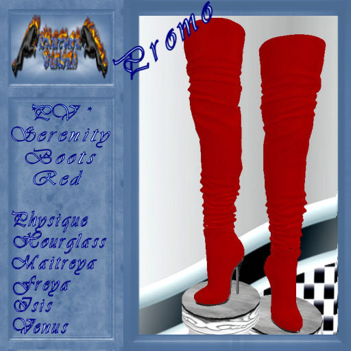 *PV* Serenity Boots_Red