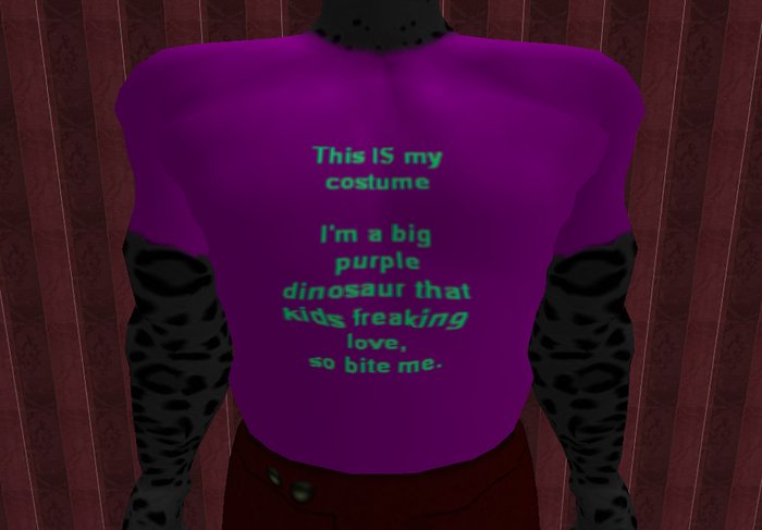 Purple Dino Costume Tee