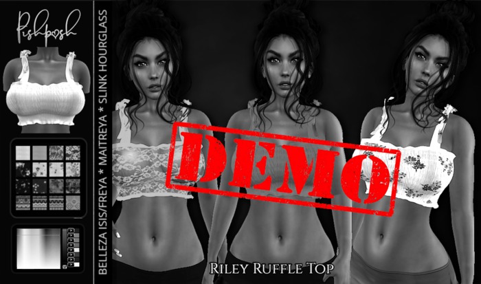 Pish Posh - Riley Ruffle Top Demo