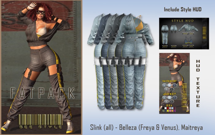 .:Bee:. Denim Outfit FATPACK