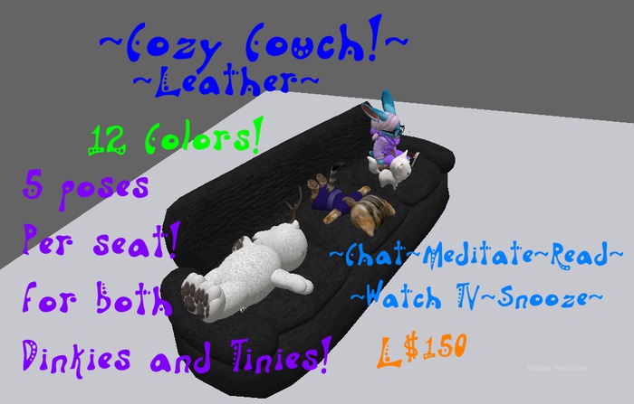 Cozy Leather Couch