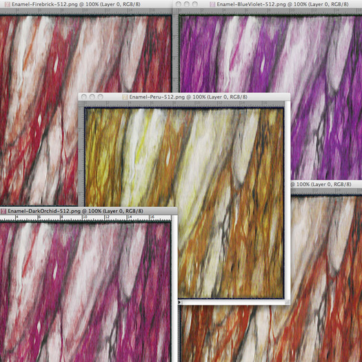 Textures (5) Enamel 512  series full perm