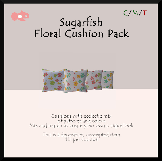 Sugarfish - Floral Pillows