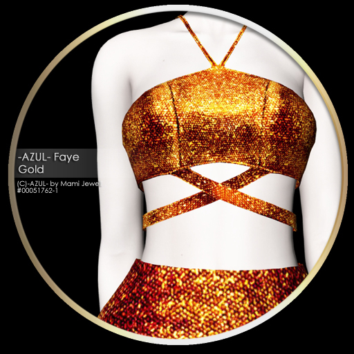 -AZUL- Faye /Gold