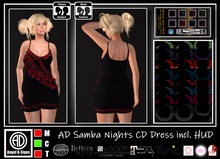 AD Samba Nights Dress Colour Details