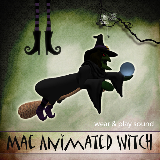 Mae Flying Wicked Witch *attachment version* TagFantasy TagHalloween