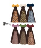 MEDIEVAL GOWN PEASANT BROWN FP - Maitreya