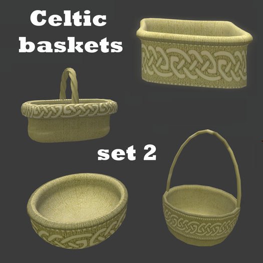 Celtic baskets - set 2