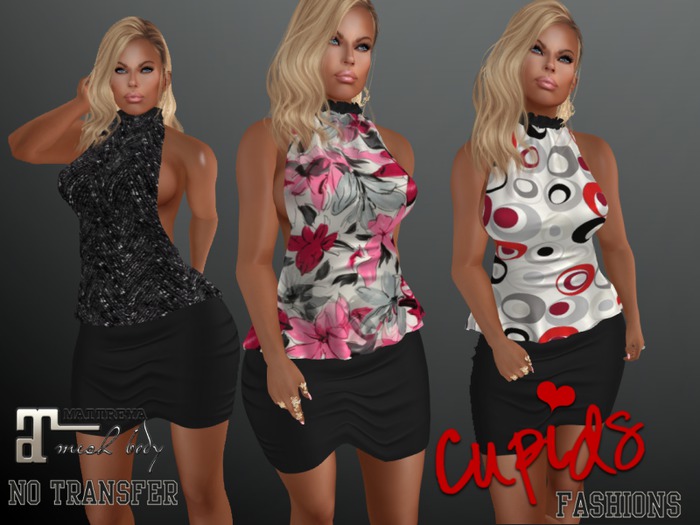 *CF* PEPLUM DRESS MAITREYA with 48 pattern HUD