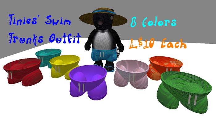 Tinies' Swimtrunks Orange