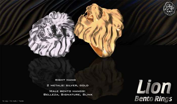 [ SpotCat ] Lion - Bento ring
