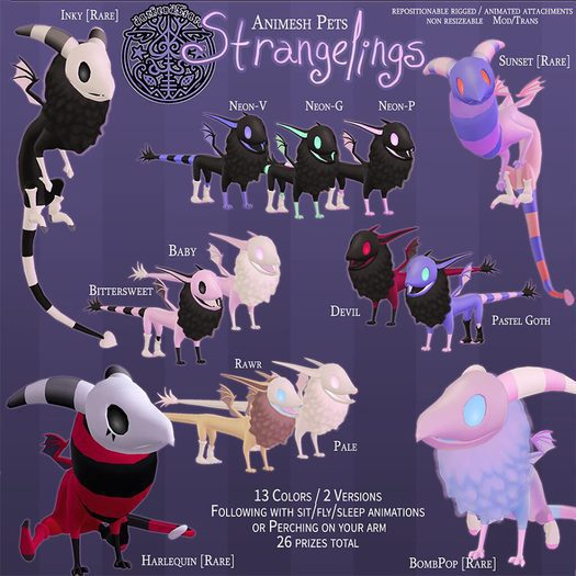 darkendStare. Strangelings [Pale] (Perch)