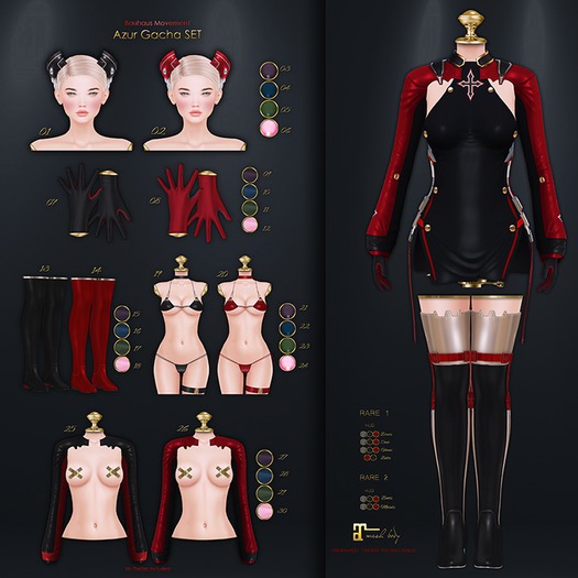 Bauhaus Movement - Azur Gloves Maitreya / COMMON 08