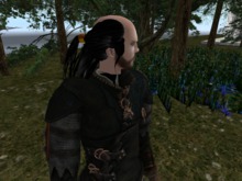 Baldness Long Hairs Open & Ponytail/Bun