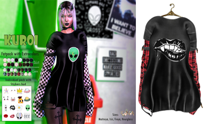 UNA. Kuroi Shirt Black