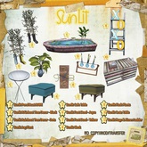7 -crate Sunlit Set - Stool Yellow