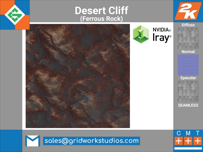 [ G.W.S. ] Desert Cliff(Ferrous Rock)
