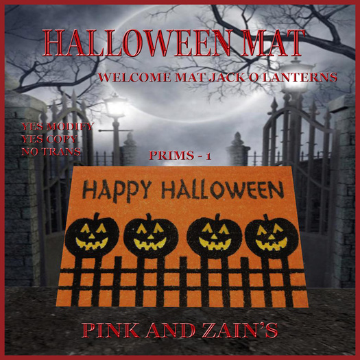 Happy Halloween Welcome Mat [BOXED]