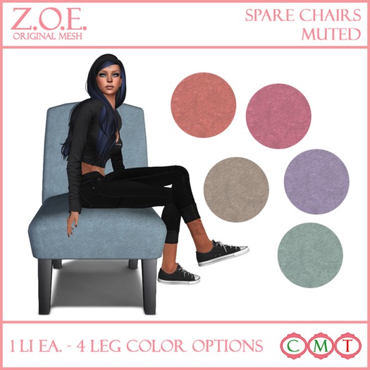 Z.O.E. Spare Chairs - Muted (Add)