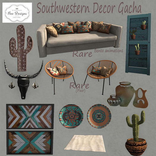 Bee Designs Southwestern Decor gacha Sofa RARE