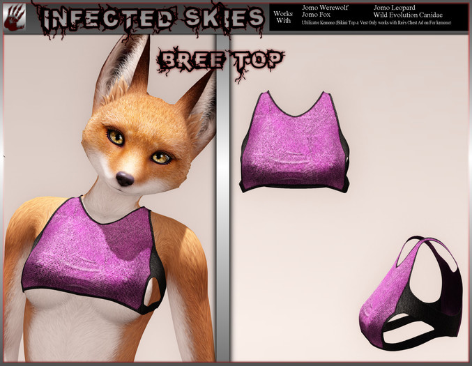 Bree Top Furry Pink   (Boxed)