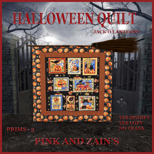 Halloween Quilt - Jack o Lanterns [BOXED]