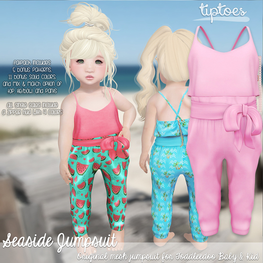 . tiptoes - Seaside Jumpsuit - Pink