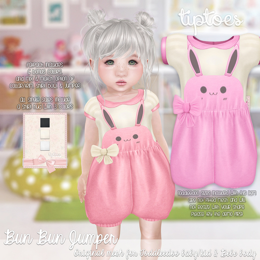 . tiptoes - Bun Bun Jumper - Pink