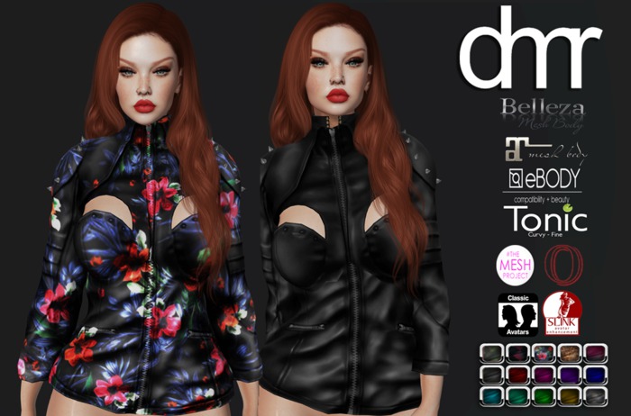 [DR] Jacket MEM HUD 15 COLORS ::MESH::