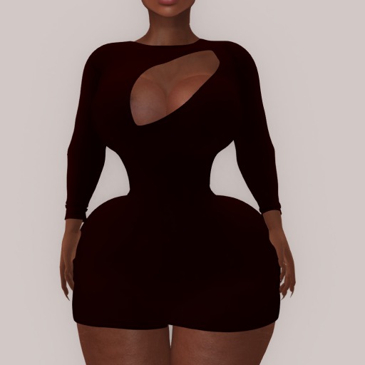 Moxy - Briana Dress ( Wine )