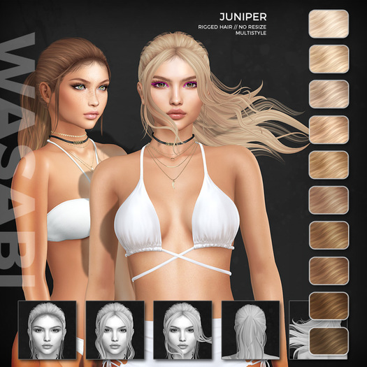 Wasabi // Juniper Mesh Hair - Blonds