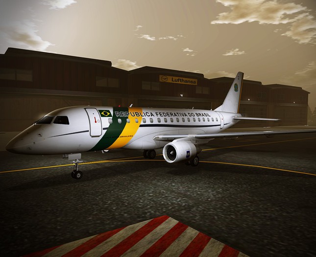 Texture Paint Aviao Presidencial 2019 EMBRAER-170 E-170 D-170