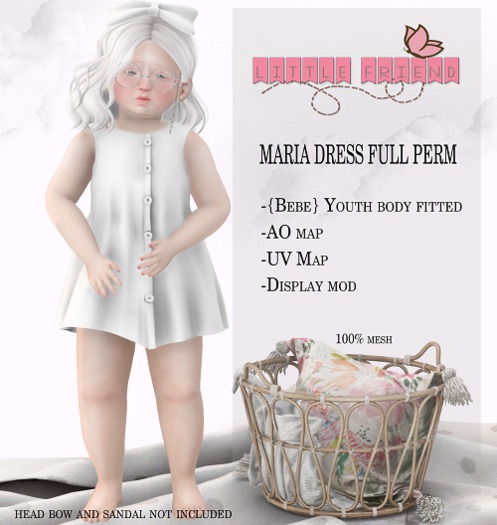 {L.F.C} MARIA DRESS FULL PERM YOUTH  Package