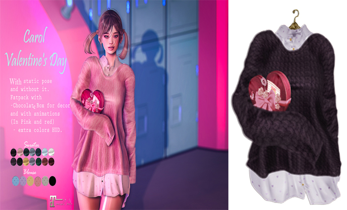 UNA. Carol Valentine's Day Purple