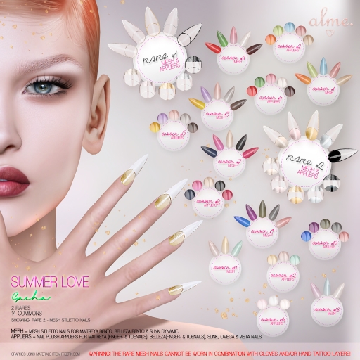 alme. Summer Love Gacha - 1 RARE