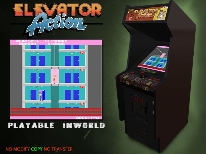Arcade Cabinet Elevator Action - Playable (PROMO!)