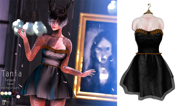 UNA. Tania  Dress Black