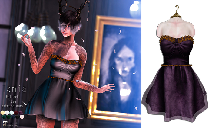 UNA. Tania  Dress Purple
