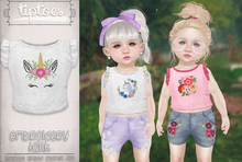 . tiptoes - Embroidery Tank - White