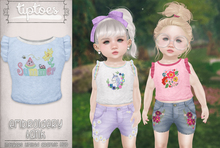 . tiptoes - Embroidery Tank - Blue