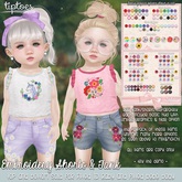 . tiptoes - Embroidery Shorts - FP